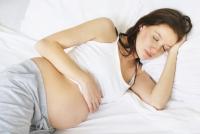 Why is a pregnant woman dreaming?